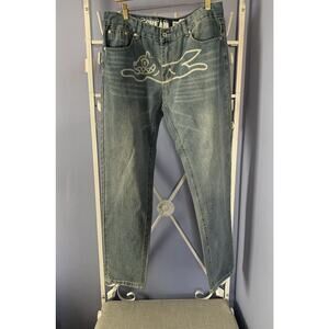 Ice Cream Running Dog from the street Jeans Med Wash Size 34